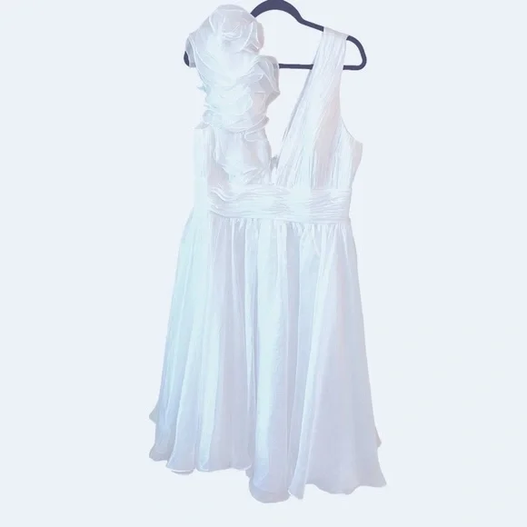 ⭐️SOLD⭐️Mac Duggal Vintage Style Floral Gown Wedding Bride Sz 14 - Picture 14 of 17